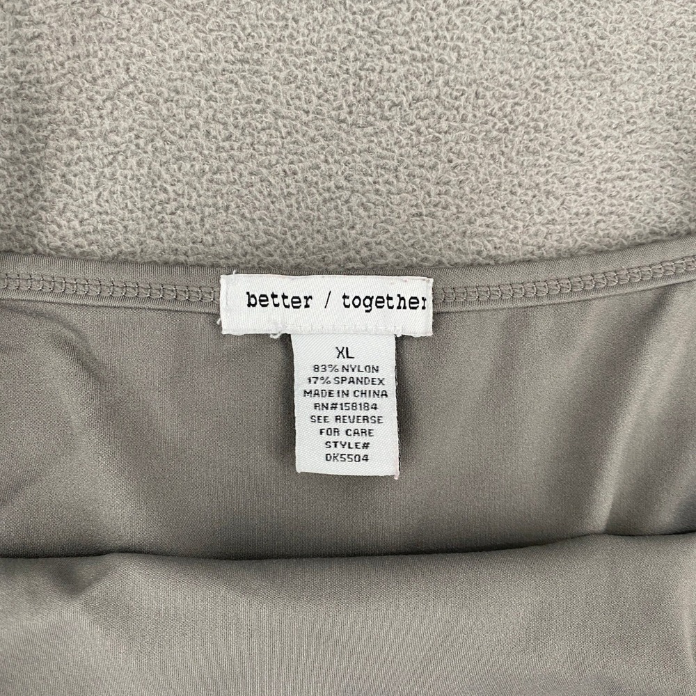 Better Together Taupe Grey Cami Jumpsuit XL Adjustable Straps DK5504 Activewear - Picture 4 of 10